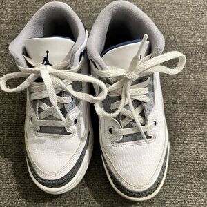 Kids Jordan Retro 3 Cement Grey